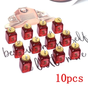 10Pcs Mini Strawberry Jam Resin Charms Lovely Bread Flavoring Bottle Small Penda - Picture 1 of 13