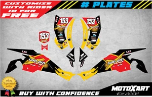 Can Am DS450 QUAD ATV kit de gráficos personalizados estilo FURY kit de pegatinas calcomanías gráficos - Imagen 1 de 4