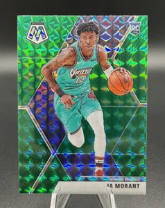 2019-20 Mosaic JA MORANT Green Prizm Rated Rookie Card RC Grizzlies #219