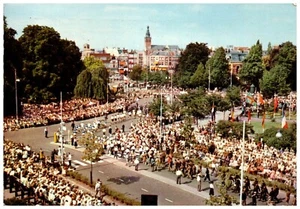 Four Days Marches, Nijmegen, Netherlands Postcard Postmarked 1962 - Picture 1 of 2