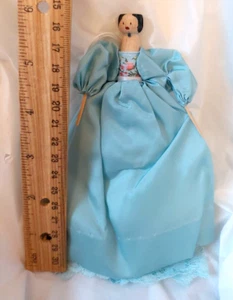 Vintage handgefertigte viktorianische Stil hängende 6" Wäscheklammer & Zahnstocher Puppe - Bild 1 von 4
