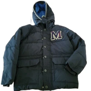 American Boys Mc Gregor Jemi Jacket Youth Sz 12 Blue Reversible Detachable Hoody - Picture 1 of 12
