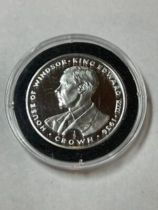 1993 Gibraltar Silver Proof 1/2 Crown (.999 Silver) w/ Capsule - Picture 1 of 2