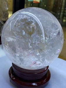 15LB Top Natural citrine Quartz Sphere Quarzt Crystal Ball reiki healing miner - Picture 1 of 6