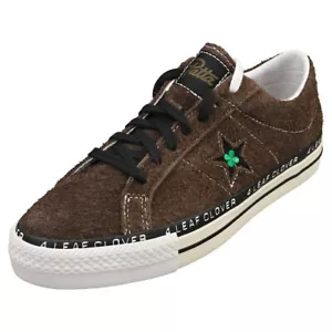Converse One Star Pro Ox X Patta Unisex Casual Trainers in Java Olive - Picture 1 of 8