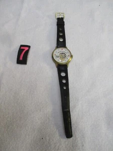 Richard Nixon Watch Nixon Says I Am Not A Crook Novelty Rare Untested Band Worn - Picture 1 of 11