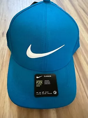 NWT Nike Aerobill Adult Unisex Golf Hat S/M Dark Teal 892469-301 - Image 1 of 3