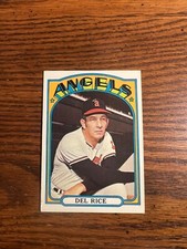 1972 TOPPS BASEBALL HIGH #718 DEL RICE EX+/EXMT!!!!!!!!!