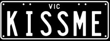 CUSTOM NUMBER PLATE ANY TEXT 4 U  REGO DECAL TRAILER MAN CAVE PERSONALIZED GIFT 