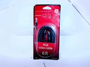 New GE RG6 Coax Cable 6 Ft - Picture 1 of 2