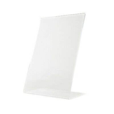 A9 A8 A7 A6 A5 & A4 Perspex Poster Or Menu Holder Acrylic Leaflet Display Stand • 216.69£