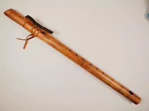 New - Native American Style Flute Antiqued finish (Poplar) F# 24 inch - Picture 1 of 12