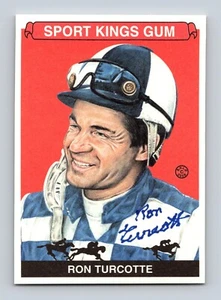 Ron Turcotte Authentic Autographed Secretariat Jockey 2008 Sportkings Card - Picture 1 of 2