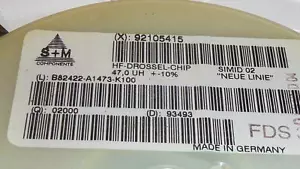 NEW 100PCS S+M B82422-A1473-K100 Inductor Chip Molded Wirewound 47uH 10% 100KHz - Picture 1 of 3