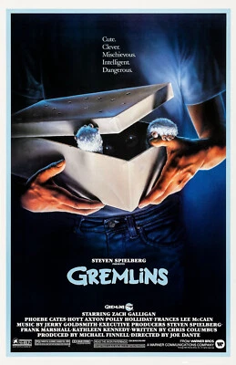 RICH HILL PRODUCTIONS AA1729 Gremlins Film By Joe Dante 1984 horror Movie Poster 11x17