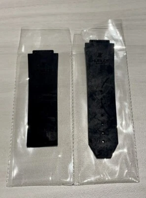 Hublot Black Rubber Smooth Standard Length Strap Unisex Watches - Image 1 of 2