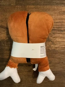 Turkey Drumstick Plush Slippers. Fits Youth Shoe Size:11T-1 Y 6”-8” - Picture 1 of 2