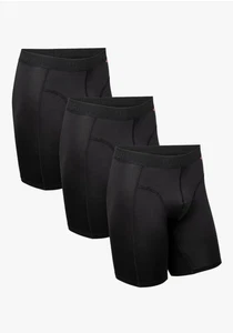 DANISH ENDURANCE Boxershorts für Herren Anti Scheuern längere Beine schwarz 3er Pack XXL - Bild 1 von 8