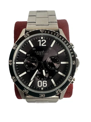 Reloj de pulsera Caravelle by Bulova cronógrafo, correa plateada de acero inoxidable, para hombre Foto 1 de 4