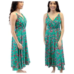 YUMI KIM Womens Dress Size 10 Floral Silk Vienna Resort Coastal Cottagecore - Picture 1 of 16