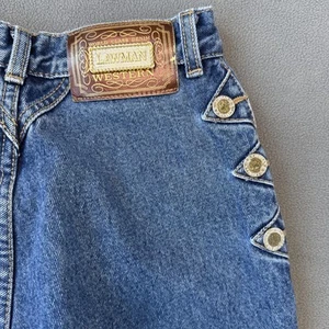 Vintage Lawman Jeans Womens 7 Blue Superior Bareback Western 90s Denim W24xL34 - Picture 1 of 18