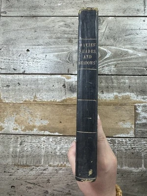 1859 Antique Art Instruction Book “A Treatise on Shades and Shadows” Illustrated - Image 1 of 4