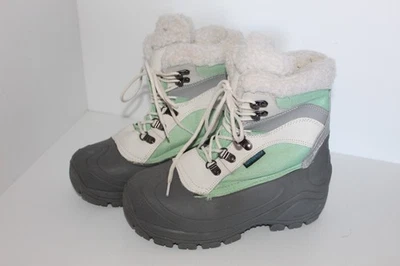 Botas de nieve de invierno Sleigh Bell verde menta y gris para mujer 8 se adapta a 7 mejor con calcetín Foto 1 de 4