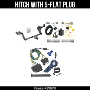 Reese Trailer Hitch + 5 Way Wiring For 15-23 Ford Mustang 77316 1-1/4" Receiver - Picture 1 of 4
