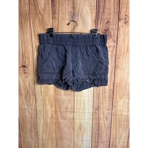 Athleta 100% Lyocell Casual Shorts with Pockets Charcoal Gray Women's Size 10 - Picture 1 of 6