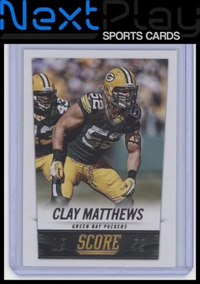 2014 Score #86 – Clay Matthews Scorecard | - Image 1 of 2