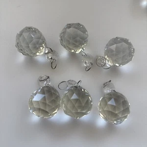 6x worries crystal glass chandelier chandelier lamps decorative spare part ø35mm - Picture 1 of 10