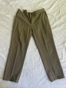 Vintage Polo Ralph Lauren Prospect Chino Pants Men’s 36x32 Olive Green/Brown Y2K - Picture 1 of 5