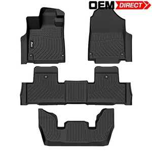Fits 22-25 Acura MDX All Weather Heavy Duty Floor Mats Liner Protector 4PCS TPE - Picture 1 of 4