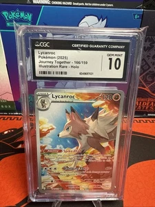Lycanroc 166/159 Sv09: Journey Together Holo CGC 10 - Picture 1 of 2