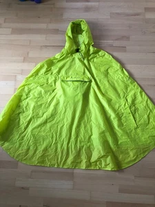 Vaude Regenponcho Valdipino Fahrrad Poncho Regenjacke Regenschutz Gelb / XL - Bild 1 von 9
