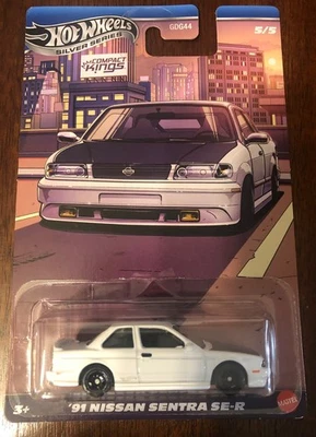 Nissan Sentra Se-r Compact Kings 91 2025 serie Silver Hot Wheels Foto 1 de 3