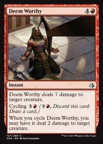 x1 Deem Worthy - Amonkhet - NM - MTG - Image 1 of 1