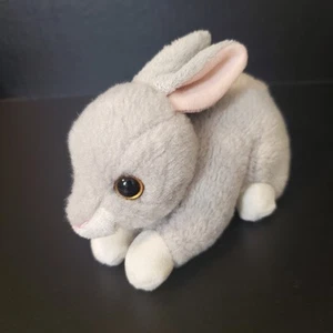 Peluche TY Beanie Babies mordedor gris conejo 6" - Imagen 1 de 7