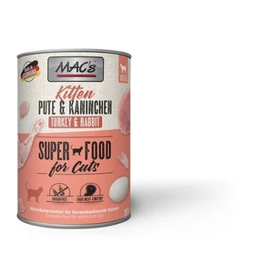 MACs CAT Kitten Pute & Kaninchen | 6x 400g Katzenfutter - Bild 1 von 1