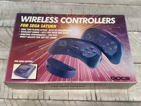2 Wireless Controllers with Receiver Dock &ndash; For Sega Saturn