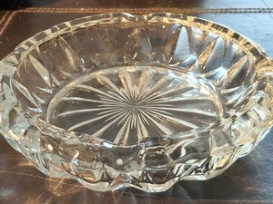Vintage Crystal Glass Ashtray - Picture 1 of 4