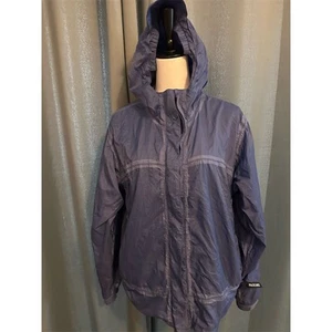 Cabela's Kids XL Blue Packable Hooded Rain Jacket Outdoor Travel - Picture 1 of 10