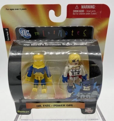 DC Minimates Series 2 Dr. Fate & Power Girl - Image 1 of 4