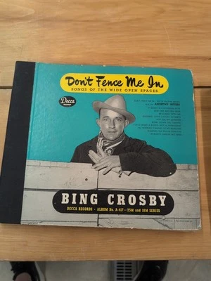 Bing Crosby Decca Dont Fence Me In. Album # A,-417-23M And Road To Utopia - Image 1 of 4