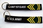 SERGEANT FIRST CLASS E-7 1ST KEY CHAIN  US ARMY  ENLISTED RANK MILLITARY PIN UP