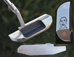 Custom Milled Boutique AM. PSYCHO Engraved Putter / Polished / RH Blade 33.25" - Picture 1 of 21