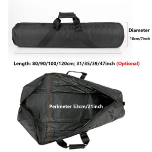 Camera Storage Bag Monopod 80-120CM Tripod Padded Backpack Light Stand Holder - Picture 1 of 10