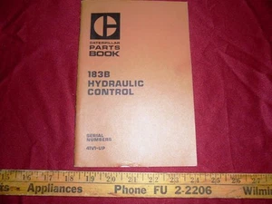 CATERPILLAR 183B HYDRAULIC CONTROL Parts Book form UEGO902S - Picture 1 of 5