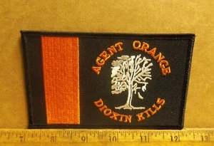 Agent Orange Dioxin Kills Embroidered Patch - Picture 1 of 4