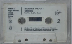 Genesis Invisible Touch Cassette Tape Only the case and tape Virgin Records - Picture 1 of 6